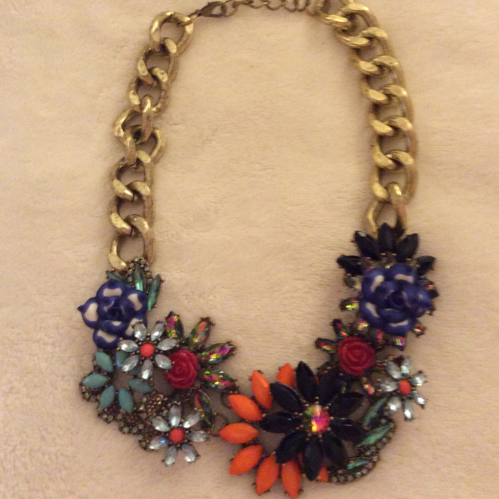 Flower Cluster Necklace